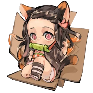 😶-Kimetsu No Yaiba, Telegram Sticker