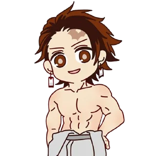 💪-Kimetsu No Yaiba, Telegram Sticker