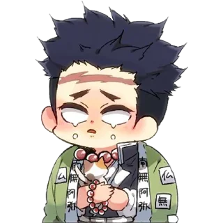 😭-Kimetsu No Yaiba, Telegram Sticker