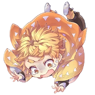 😨-Kimetsu No Yaiba, Telegram Sticker
