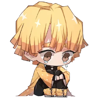 😭-Kimetsu No Yaiba, Telegram Sticker
