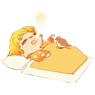 😴-Kimetsu No Yaiba, Telegram Sticker