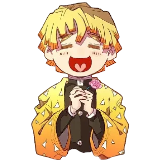 😍-Kimetsu No Yaiba, Telegram Sticker