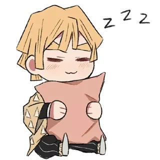😴-Kimetsu No Yaiba, Telegram Sticker