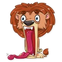 😱-King Leo, Telegram Sticker