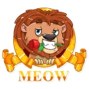 😽-King Leo, Telegram Sticker