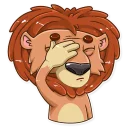 🤦-King Leo, Telegram Sticker