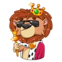 🤴-King Leo, Telegram Sticker