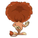 🤞-King Leo, Telegram Sticker