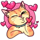 😘-Meme Cats, Telegram Sticker