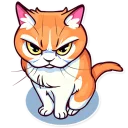 👿-Meme Cats, Telegram Sticker