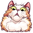 😨-Meme Cats, Telegram Sticker
