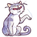😂-Meme Cats, Telegram Sticker