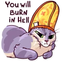 ✝-Meme Cats, Telegram Sticker