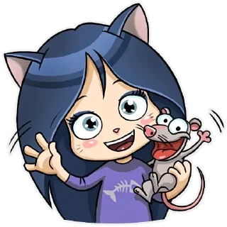 👋-Kitty the Witch, Telegram Sticker