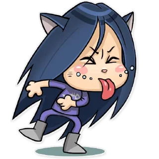 😝-Kitty the Witch, Telegram Sticker