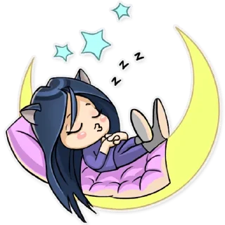 😴-Kitty the Witch, Telegram Sticker