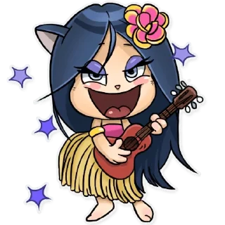 💃-Kitty the Witch, Telegram Sticker