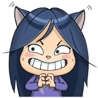 😬-Kitty the Witch, Telegram Sticker