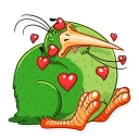 😍-Kiwi Kiwi, Telegram Sticker