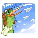 ✈-Kiwi Kiwi, Telegram Sticker