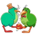 👋-Kiwi Kiwi, Telegram Sticker