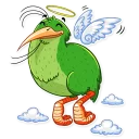 😇-Kiwi Kiwi, Telegram Sticker