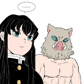 😐-Demon slayer @Toji_sama, Telegram Sticker