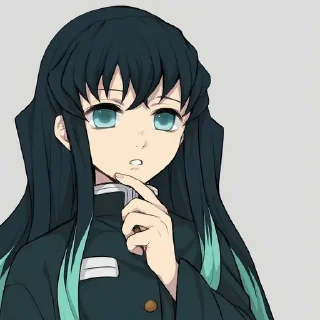 🤔-Demon slayer @Toji_sama, Telegram Sticker