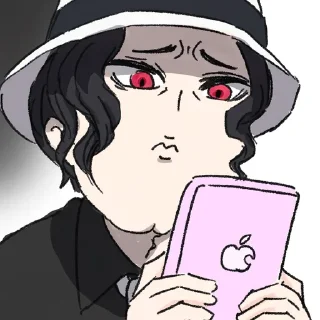 😐-Demon slayer @Toji_sama, Telegram Sticker