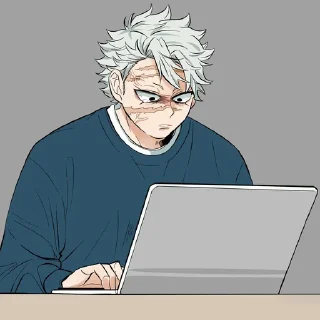 💻-Demon slayer @Toji_sama, Telegram Sticker