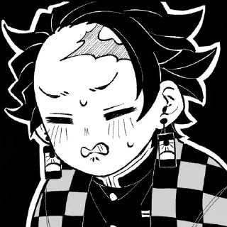 😓-Demon slayer @Toji_sama, Telegram Sticker