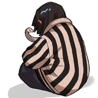 😔-Demon slayer @Toji_sama, Telegram Sticker