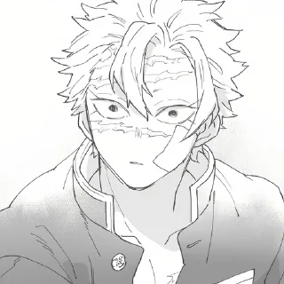 😐-Demon slayer @Toji_sama, Telegram Sticker