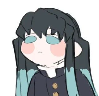 😐-Demon slayer @Toji_sama, Telegram Sticker