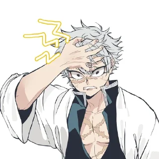 🤦‍♂-Demon slayer @Toji_sama, Telegram Sticker