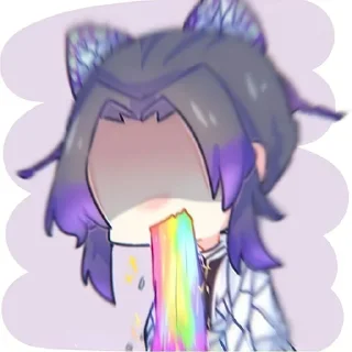 🤮-Demon slayer @Toji_sama, Telegram Sticker