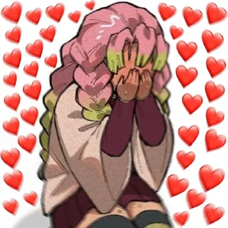 ❤️-Demon slayer @Toji_sama, Telegram Sticker