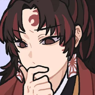 🤔-Demon slayer @Toji_sama, Telegram Sticker