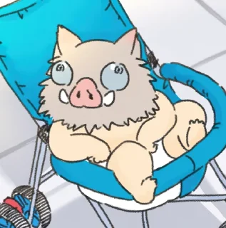 😐-Demon slayer @Toji_sama, Telegram Sticker