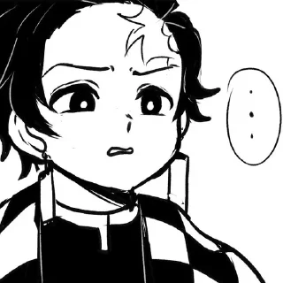 😕-Demon slayer @Toji_sama, Telegram Sticker
