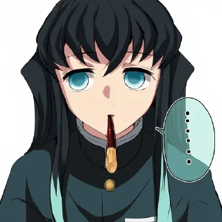😕-Demon slayer @Toji_sama, Telegram Sticker