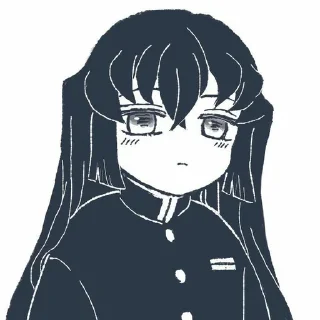 😐-Demon slayer @Toji_sama, Telegram Sticker