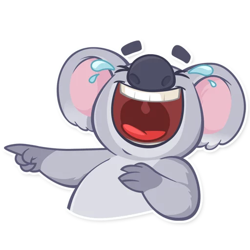 Koala Chuck, telegram sticker