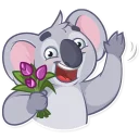 👋-Koala Chuck, Telegram Sticker