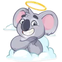 😇-Koala Chuck, Telegram Sticker