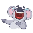 😂-Koala Chuck, Telegram Sticker