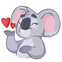 😘-Koala Chuck, Telegram Sticker