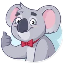 👍-Koala Chuck, Telegram Sticker