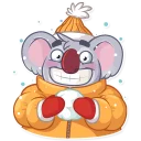 🌨-Koala Chuck, Telegram Sticker
